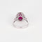 Bague 53 Bague or blanc, rubis et diamants 58 Facettes DV0671-20-53-2