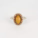 Bague 51.5 Bague or gris, opale de feu, saphirs orange et diamants 58 Facettes DV7166-2-515-3