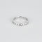 Bague 51 Alliance en or gris et Diamants 58 Facettes DV8395-1-51-6