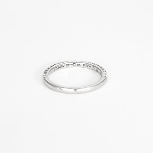 Bague 54 CARTIER - Alliance Etincelle - platine et diamants 58 Facettes DV9799-2-54-3