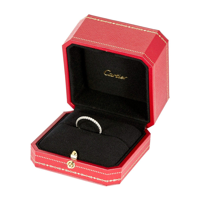 Bague 54 CARTIER - Bague Etincelle - platine et diamants 58 Facettes DV9799-2-54-3