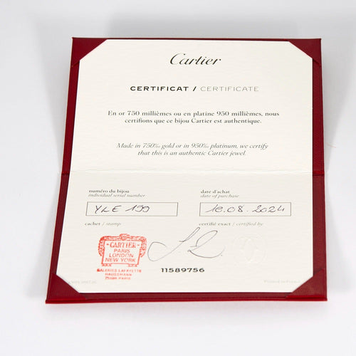 Bague 54 CARTIER - Alliance Etincelle - platine et diamants 58 Facettes DV9799-2-54-3