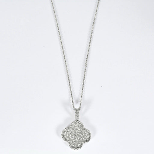 Collier VAN CLEEF & ARPELS - Magic Alhambra - Sautoir or blanc et diamants 58 Facettes DV0830-10