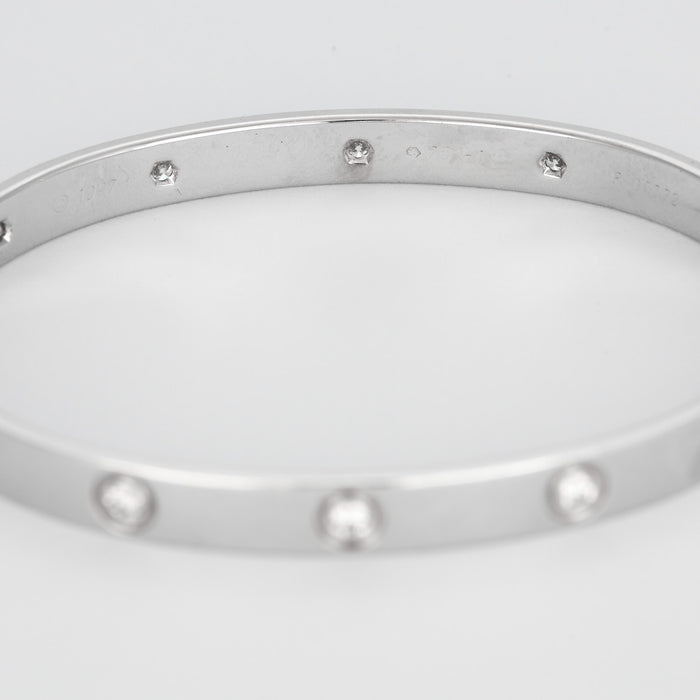 CARTIER - Love - Bracelet or blanc et diamants