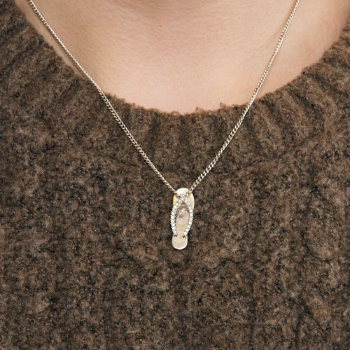 Pendentif Pendentif or blanc et diamants 58 Facettes DV0846-15