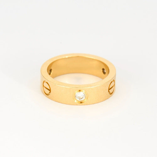 Bague 53 CARTIER - Love - Alliance or jaune et diamants 58 Facettes DV9999-1-53-2