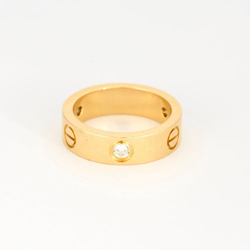 Bague 53 CARTIER - Love - Alliance or jaune et diamants 58 Facettes DV9999-1-53-2