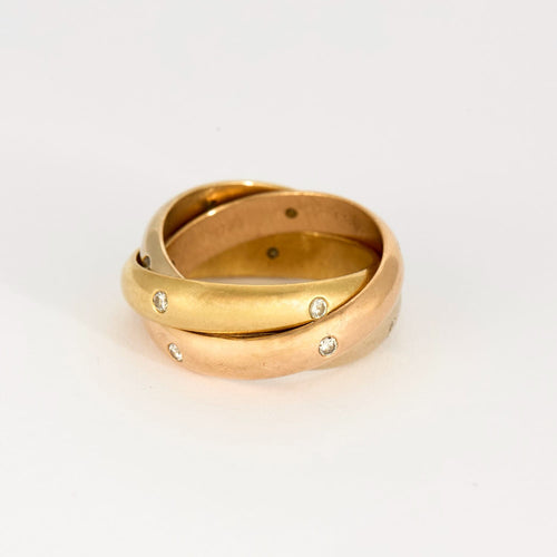 CARTIER - Trinity - Alliance trois ors et diamants