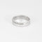 Bague 56 Bague demi-alliance en or blanc et diamants 58 Facettes DV9986-5-56-3