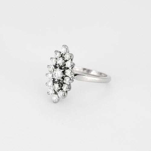 Bague 50 Bague en or gris et diamants 58 Facettes DV8127-1-50-2