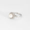 Bague 50 Bague Marguerite or blanc, perle et diamants 58 Facettes DV0846-16-50-2