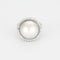Bague 57 Bague  en or blanc, perle mabé et diamants 58 Facettes DV0846-9-57-3