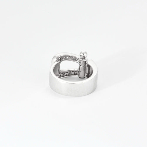 Bague 50 FRED- Force 10- Bague en or gris et diamants 58 Facettes DV8773-3-50-2
