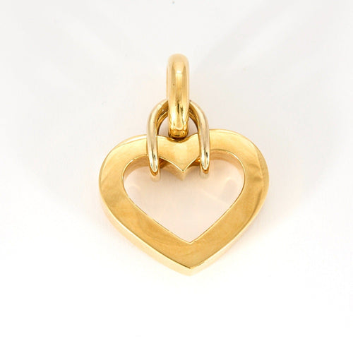Pendentif Pendentif "Coeur" en or jaune 58 Facettes DV0654-5