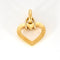 Pendentif Pendentif "Coeur" en or jaune 58 Facettes DV0654-5