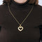 Pendentif Pendentif "Coeur" en or jaune 58 Facettes DV0654-5
