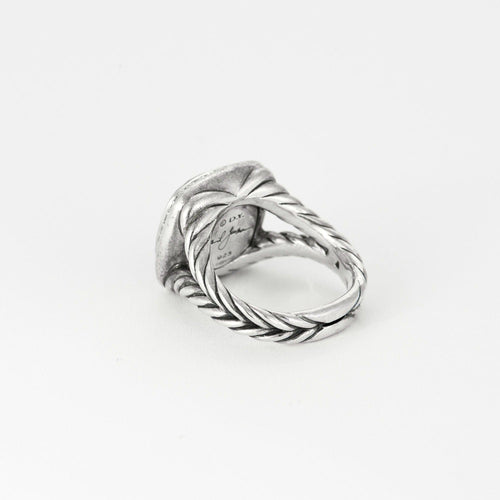 Bague 49 DAVID YURMAN - "Albion" - Bague argent, améthyste et diamants 58 Facettes DV0812-5-49-2
