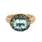 Bague 54 POMELLATO - Tabou - Bague or rose, argent, aigue marine 58 Facettes DV0812-2-54-3