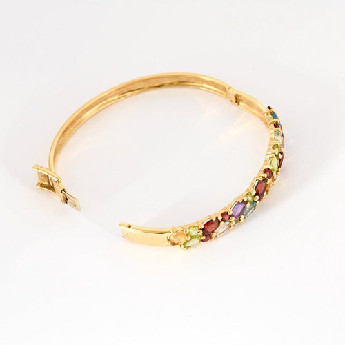 Bracelet Bracelet " Tutti Frutti" en or jaune et pierres de couleurs 58 Facettes DV0022-4