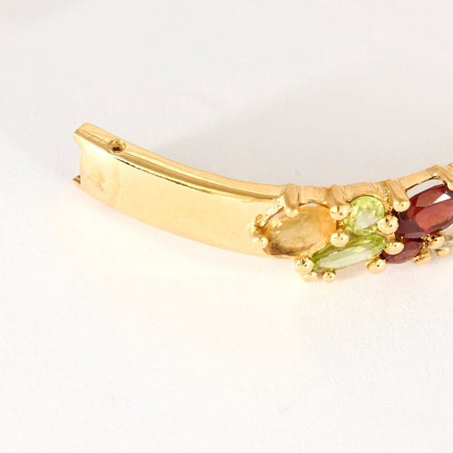 Bracelet Bracelet " Tutti Frutti" en or jaune et pierres de couleurs 58 Facettes DV0022-4