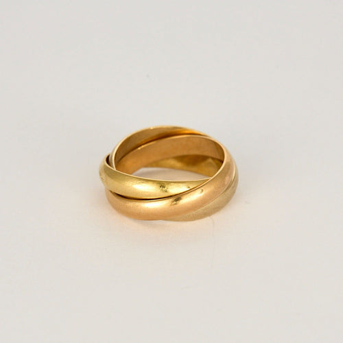 Bague 51 CARTIER - Trinity- Alliance trois ors 58 Facettes DV0839-1-51-2