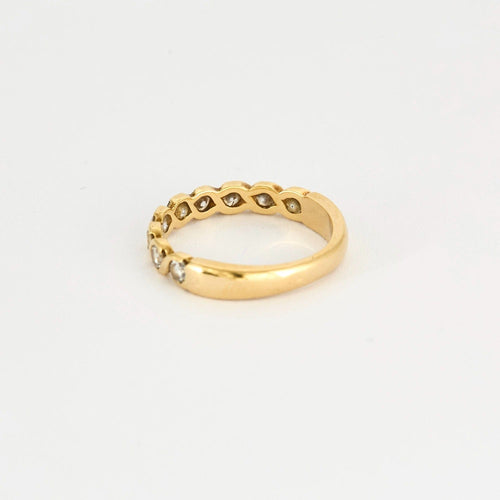 Bague 50 Bague en or jaune et diamants 58 Facettes DV9700-1-50-24