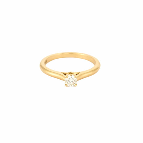 Bague 53 CARTIER - 1895 - Bague solitaire en or jaune et diamants 58 Facettes DV0859-1-53-2
