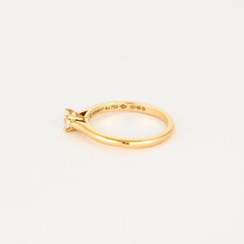 Bague 53 CARTIER - 1895 - Bague solitaire en or jaune et diamants 58 Facettes DV0859-1-53-2