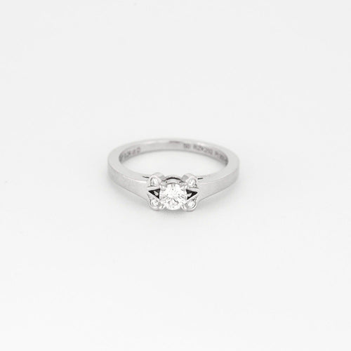 Bague 50 CARTIER - Ballerine - Solitaire en platine et diamant 58 Facettes DV2732-1-50-2