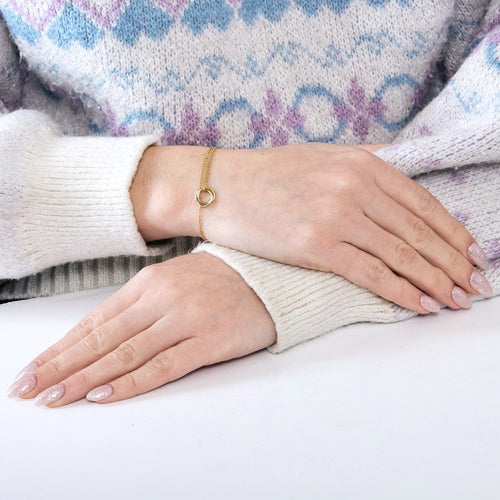 Bracelet CARTIER - Bracelet Trinity sur chaîne - trois ors 58 Facettes DV0877-2