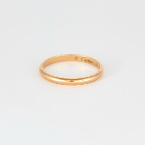 Bague 61 Cartier - 1895 - Alliance en or rose 58 Facettes DV10648-1-61