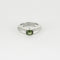 Bague 53 PIAGET - Biseau - Bague or blanc et saphir vert et diamant 58 Facettes DV0879-2-53-2