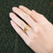 Bague 51 CARTIER - Bague bandeau or jaune 58 Facettes DV9937-3