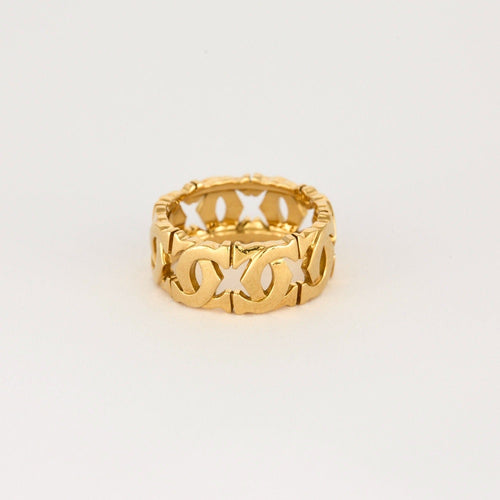 Bague 51 CARTIER - Bague bandeau or jaune 58 Facettes DV9937-3