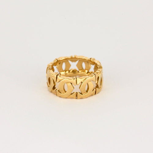 Bague 51 CARTIER - Bague bandeau or jaune 58 Facettes DV9937-3