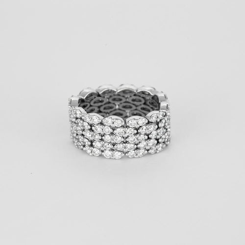 Bague 55 MAUBOUSSIN - Je Le Veux - Bague or blanc et diamants 58 Facettes DV0878-1