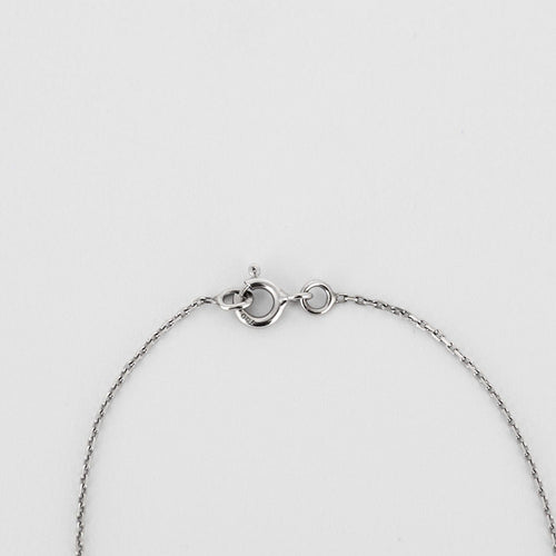 Bague Collier Solitaire en or blanc et diamant 58 Facettes DV0337-4