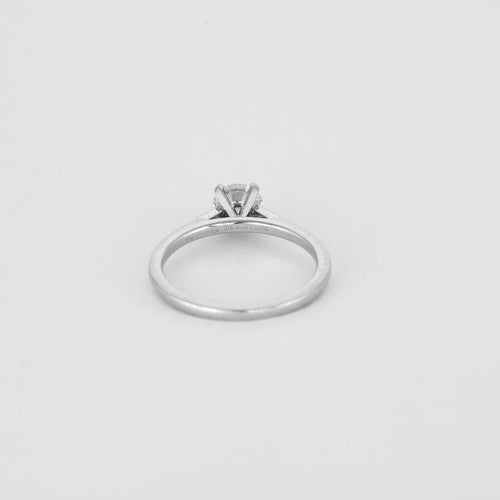 54 DE BEERS -DB Classic Taille Brillant - Solitaire en platine et diamant 58 Facettes DV0831-1-54-3