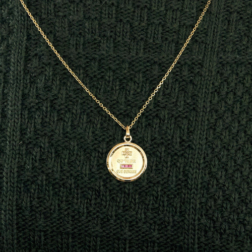 Pendentif AUGIS - + qu'hier - que demain - Médaille d'Amour or jaune 58 Facettes DV0853-7