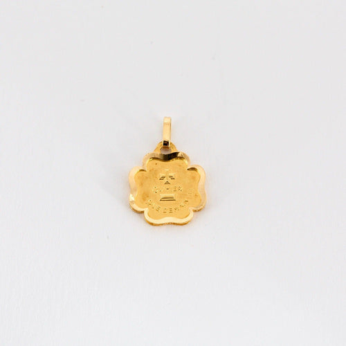 Pendentif AUGIS - Médaille d'Amour, trèfle en or jaune 58 Facettes DV0853-5