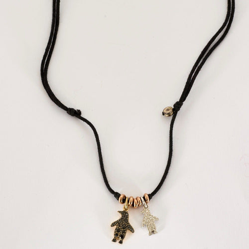 Collier POMELLATO - Collier Do Do - or jaune et or blanc avec diamants 58 Facettes DV3020-23