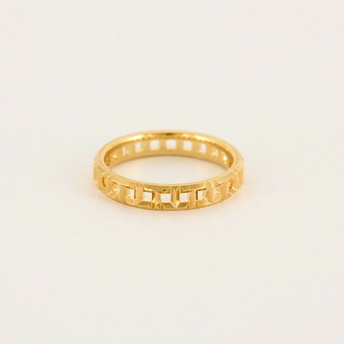 Bague TIFFANY & CO - True - Bague ajourée en or jaune 58 Facettes DV8614-2