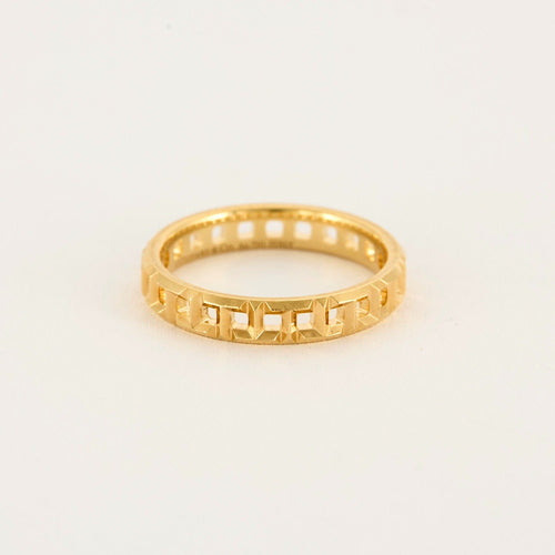 Bague TIFFANY & CO - True - Bague ajourée en or jaune 58 Facettes DV8614-2