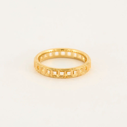 Bague TIFFANY & CO - True - Bague ajourée en or jaune 58 Facettes DV8614-2