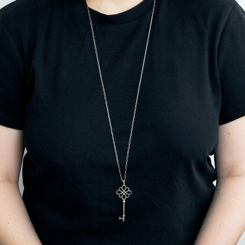 Collier TIFFANY & CO - Keys - Sautoir en argent 58 Facettes DV8614-3
