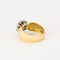 Bague 52 Bague fleur en or jaune et blanc avec des diamants 58 Facettes DV0880-3-52-2