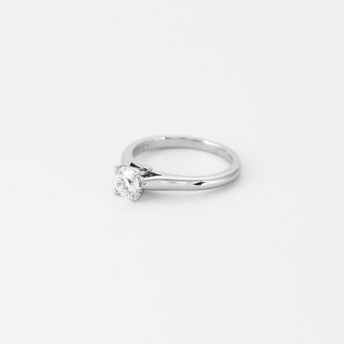 Bague 47 CARTIER - Bague Solitaire 1895 en platine et diamant 58 Facettes DV0868-1-47-2