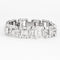 Bracelet Bracelet Art Déco, or blanc et diamants 58 Facettes DV0899-3