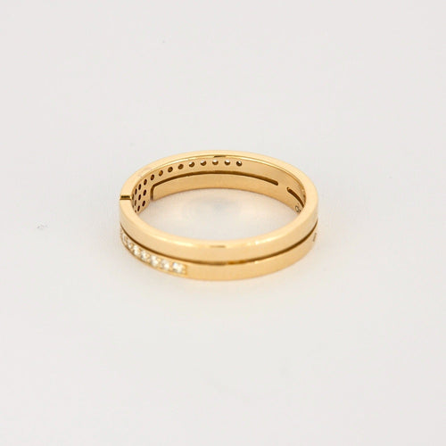 Bague 53 DINH VAN - Seventies - Bague en or jaune et diamants 58 Facettes DV0905-1-53