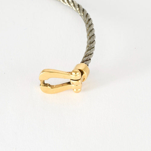 Bracelet FRED - Force 10 - Bracelet petit modèle or jaune et acier 58 Facettes DV0904-1